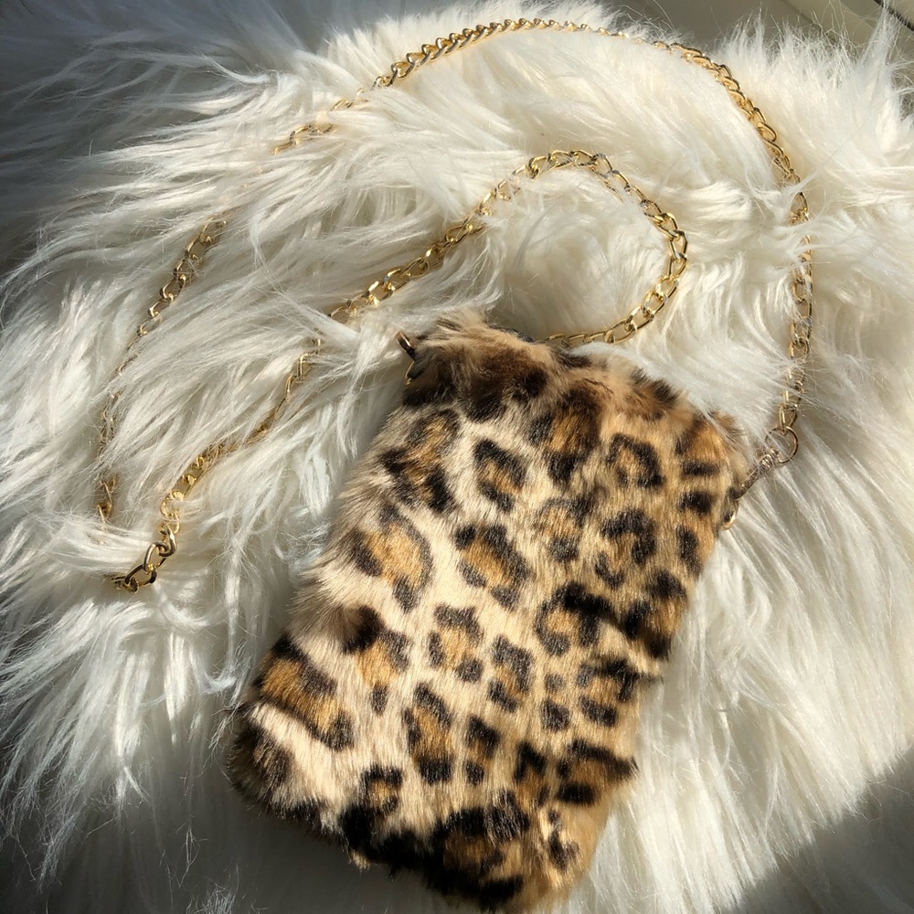 Cheetah print crossbody